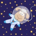 Sheep astronaut
