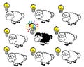 sheep different idea