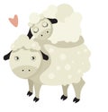 Sheep family Royalty Free Stock Photo