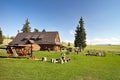 Sheep farm Ziar in Ziarska valley in the Western Tatras in Slovakia.