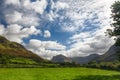 Sheep graze near Buttermere Lake District Royalty Free Stock Photo