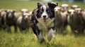 sheep herding dog Royalty Free Stock Photo