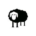 Sheep icon design template vector isolated illustration Royalty Free Stock Photo