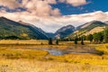 Sheep Lakes in Rocky Mountain National Park during Autumn Royalty Free Stock Photo