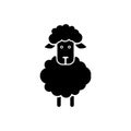 Sheep, lamb icon, vector illustration Royalty Free Stock Photo