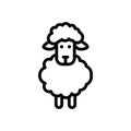 Sheep, lamb icon, vector illustration