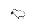 sheep logo vector