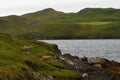 Sheep in Mavis Grind on Shetland Islands