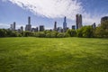 Sheep Meadow, Central Park in New York City Royalty Free Stock Photo