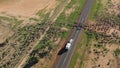 sheep muster in outback Queensland