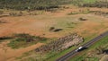 Sheep muster in outback Queensland