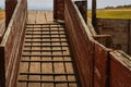 Sheep Pen Loading Ramp Royalty Free Stock Photo