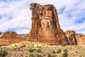 Sheep Rock Formation Canyon Arches National Park Moab Utah Royalty Free Stock Photo