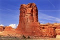 Sheep Rock Formation Canyon Arches National Park Moab Utah Royalty Free Stock Photo