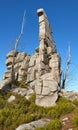 Sheep rocks formations in Karkonosze National Park, Poland Royalty Free Stock Photo