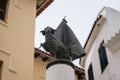 Sheep statue representing the festival of Sant Joan in Ciutadella de Menorca