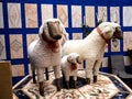 Sheep statue in Tropical Garden at Monte above Funchal Madeira