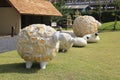 Sheep statues