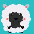 sheep. Vector illustration decorative design