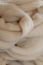 Sheep wool roving Royalty Free Stock Photo