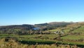 Sheepstor Church and burrator in the background devon