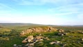 Sheepstor looking east over Dartmoor National Park, Devon