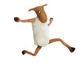 Sheepy - Jumping Royalty Free Stock Photo