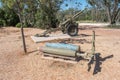 The Sheepyard Community War Memorial on the Grawin opal fields near Lightning Ridge Royalty Free Stock Photo