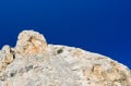 Sheer cliff on Cat Mountain in Crimea, Ukraine