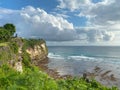 The sheer cliffs of the southern coast of Bali Royalty Free Stock Photo