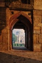 Sheesh Gumbad at early morning in Lodi Garden Monuments