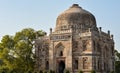 Sheesh Gumbad - Islamic tomb from the last lineage of the Lodhi Dynasty. It is situated in Lodi Gardens city park