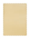 Sheet of blank parchment paper