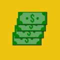 Dollar Money Flat Icon