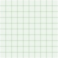 Sheet of graph paper with grid. Millimeter paper texture, geometric pattern. Green lined blank for drawing, studying Royalty Free Stock Photo