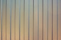 Sheet of iron in a vertical strip. Abstract background. Metallic background.