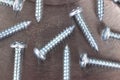 Sheet metal screws Royalty Free Stock Photo