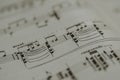 sheet music background Royalty Free Stock Photo