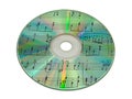 Sheet music on compact disk