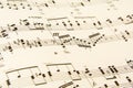 Sheet music detail