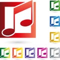 Sheet Music, Music and Music Notes Logo
