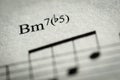 Sheet music note Royalty Free Stock Photo