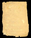 Sheet of old yellowed paper Royalty Free Stock Photo