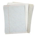 Sheet of paper stack on white background Royalty Free Stock Photo