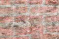 Sheet of plywood with spots faded pink paint. Royalty Free Stock Photo