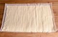 Sheet of puff pastry Royalty Free Stock Photo