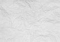 Sheet of white crumpled paper Royalty Free Stock Photo