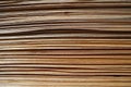 Sheets of stacked plywood in lumberyard. Royalty Free Stock Photo