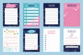 Sheets template for organizer, planner, to do list