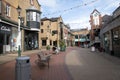 Sheffield city center empty in wake of virus, Orchard square shopping centre